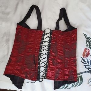 Bustier corset flowers M